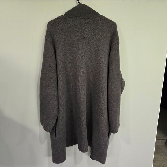 🐢 Indigo Rose Grey Cardigan Island Wrap. Size 2X - Picture 3 of 14